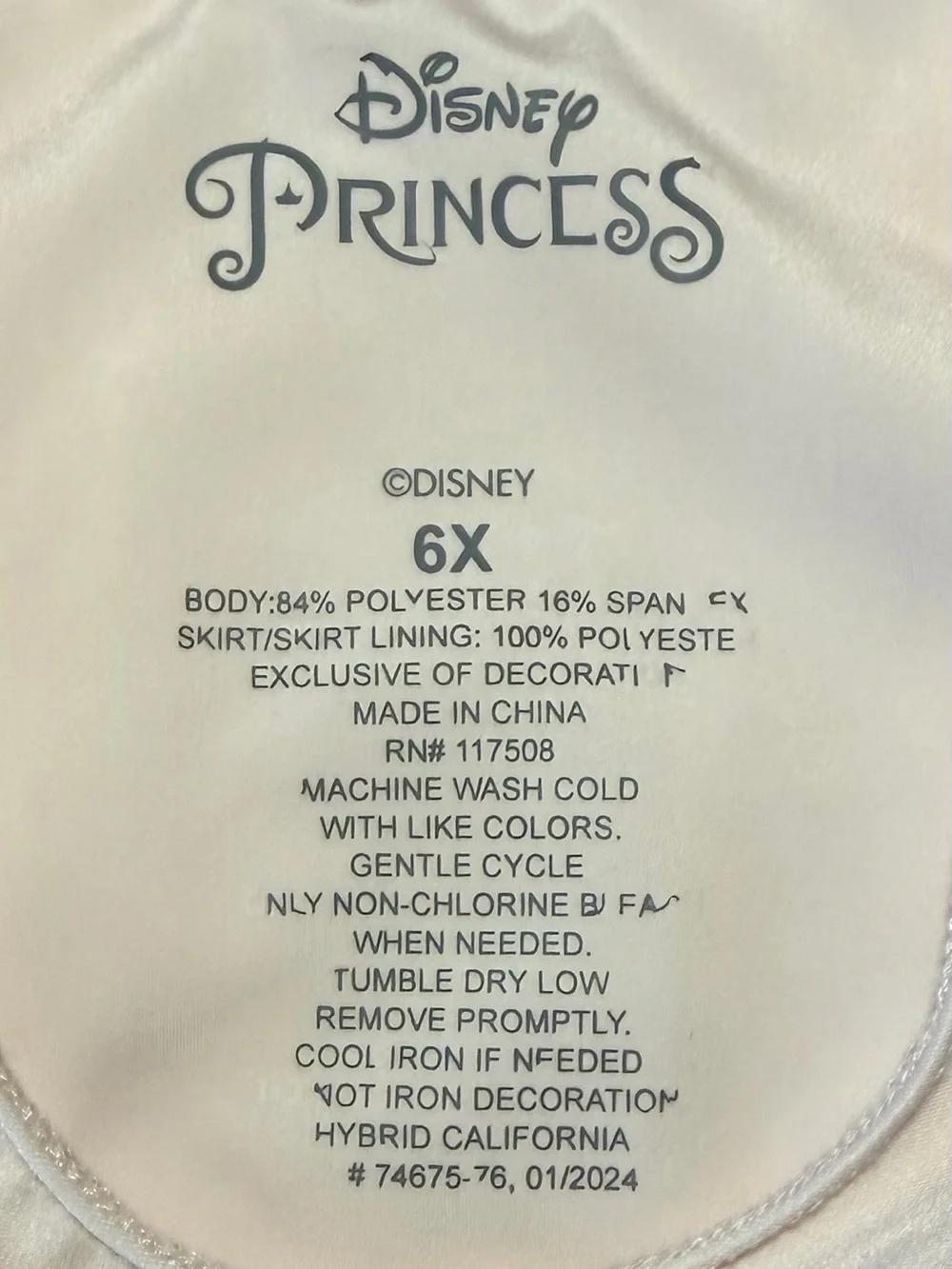 Girls Pink Princess Tutu Dress with Disney Princesses